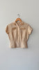 Ecru Silk Blouse | 1950s