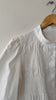 Gathered Cotton Poplin Blouse