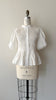 Gathered Cotton Poplin Blouse