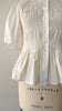 Gathered Cotton Poplin Blouse