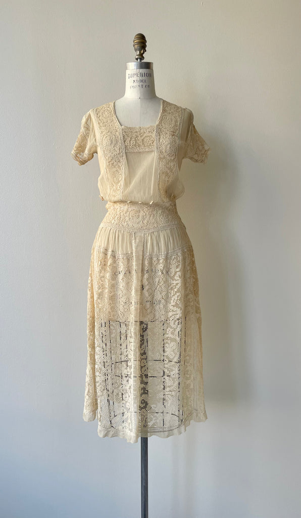 Broderie Lace Dress | 1920s DEAR GOLDEN Broderie Lace Dress | 1920s DEAR GOLDEN