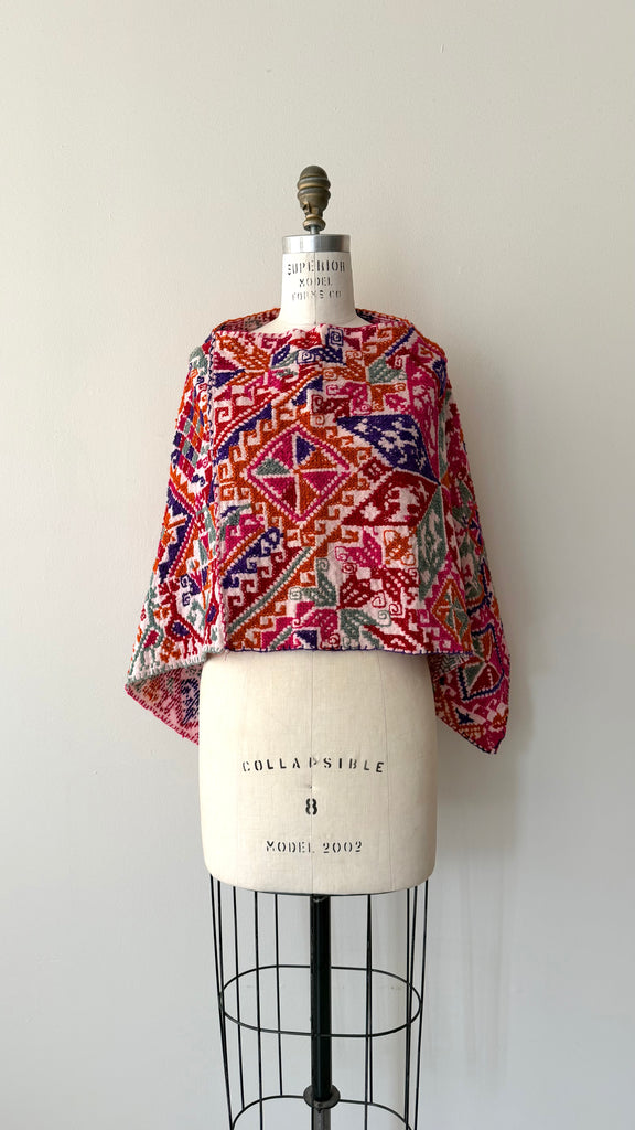 Folk Embroidered Capelet