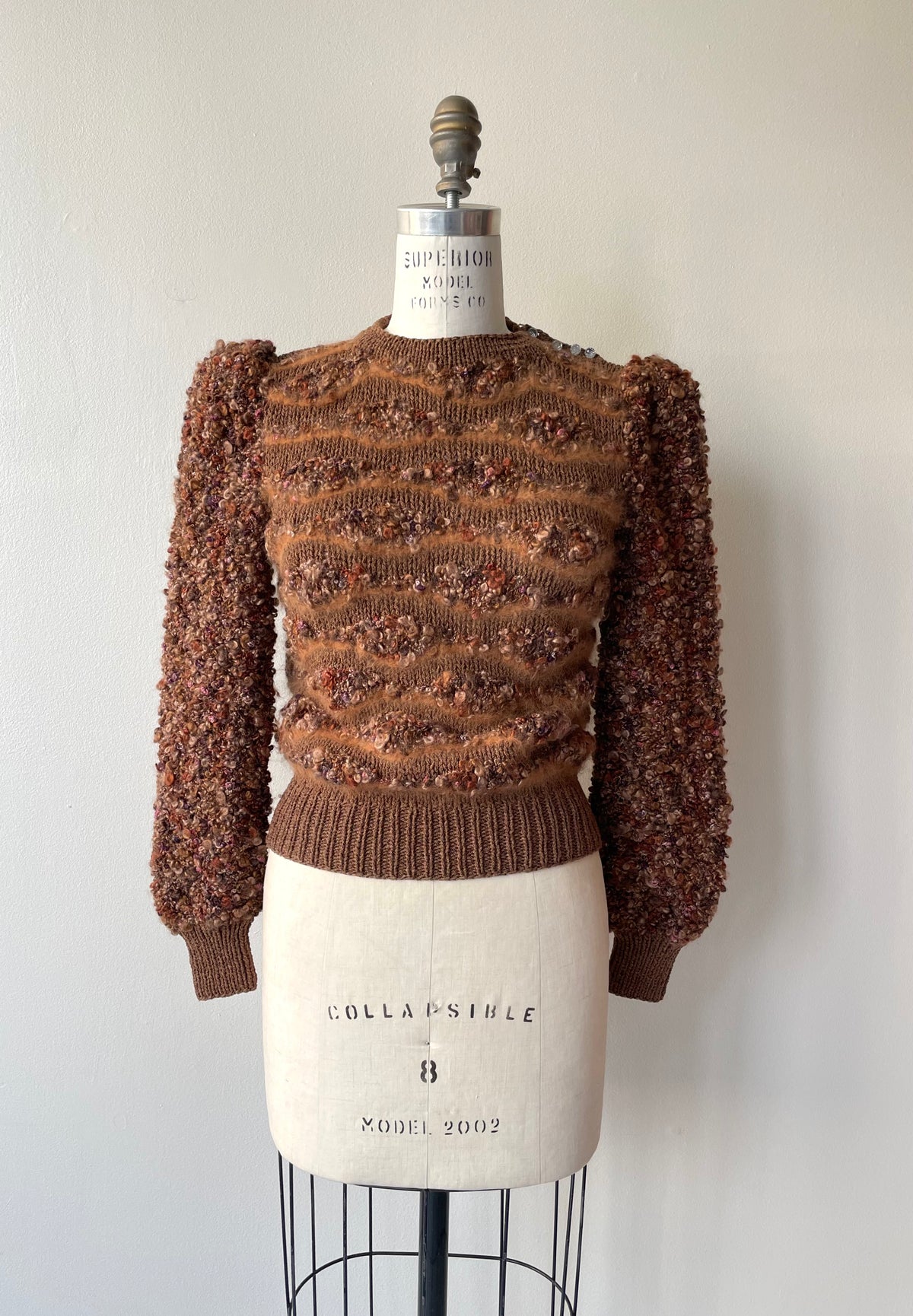 Mme DeFarge Boucle Sweater | 1970s – DEAR GOLDEN