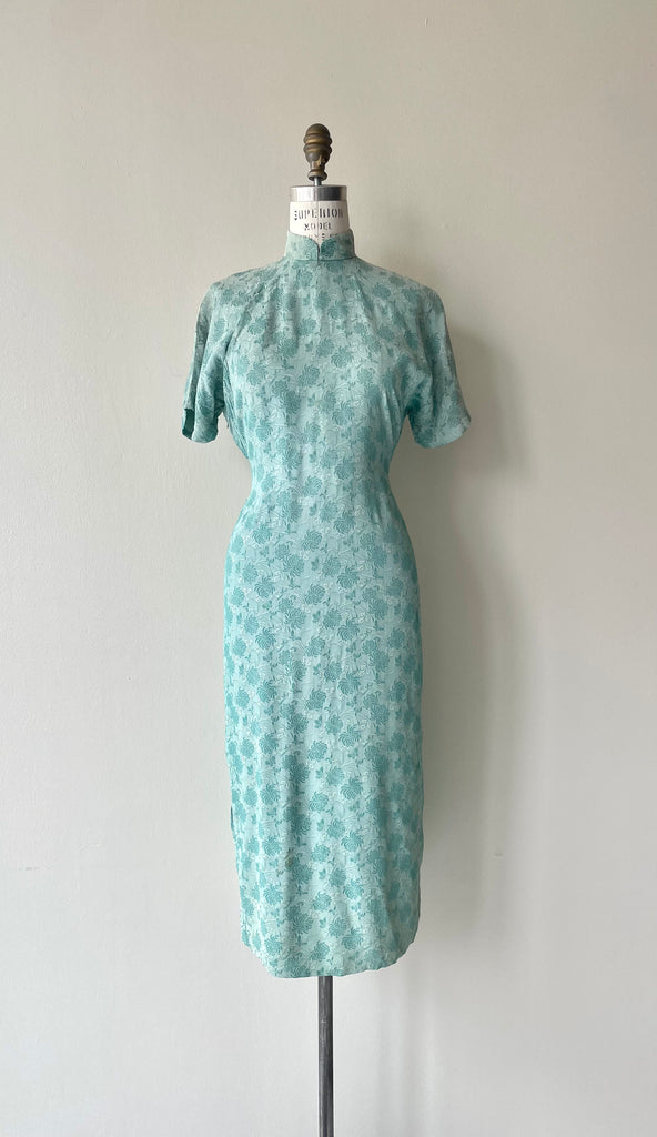 Silk Cheongsam Dress Silk Cheongsam Dress