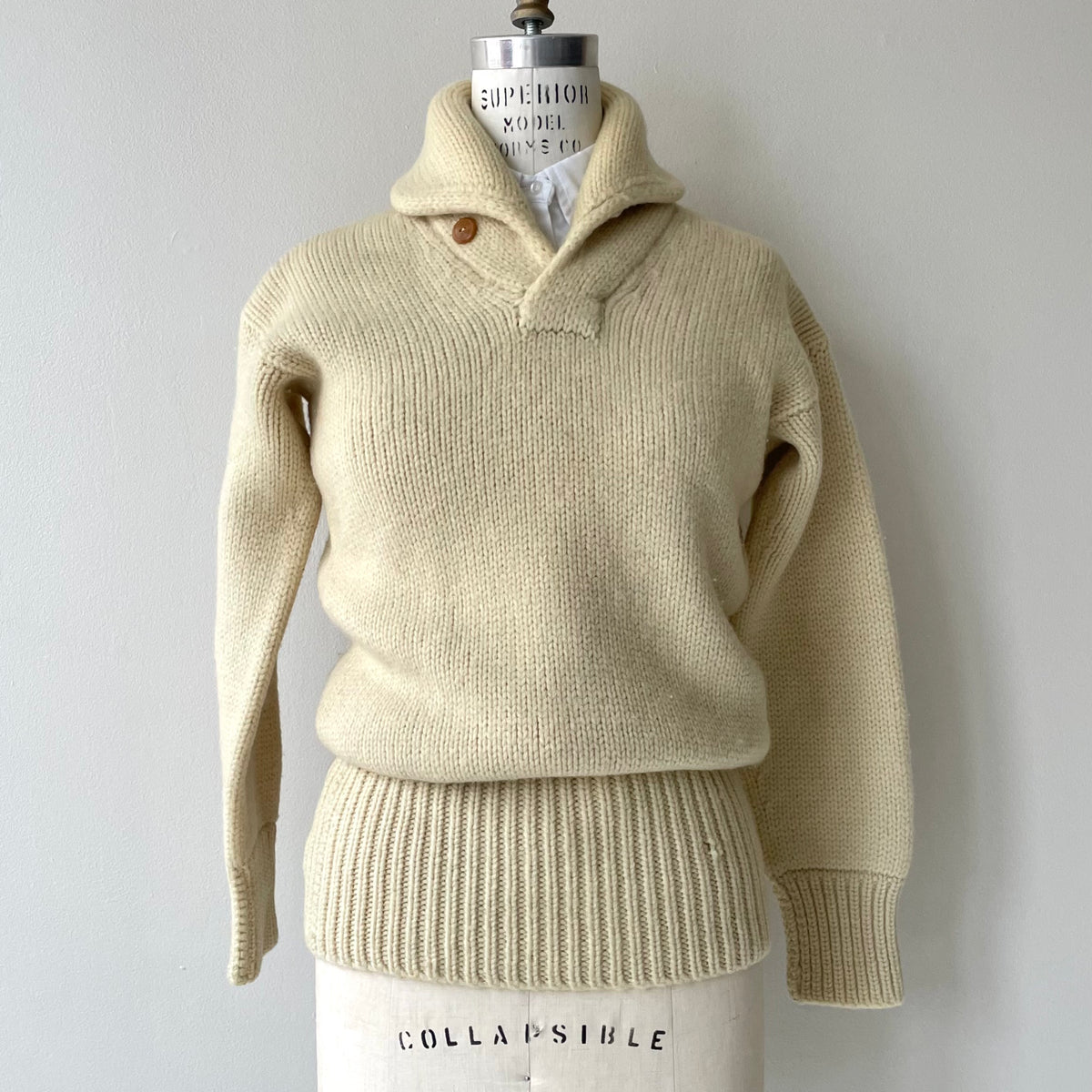 Oxford Wool Sweater | 1920s – DEAR GOLDEN