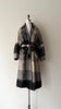 Greyscale Mohair Wrap Coat | 1970s