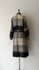 Greyscale Mohair Wrap Coat | 1970s
