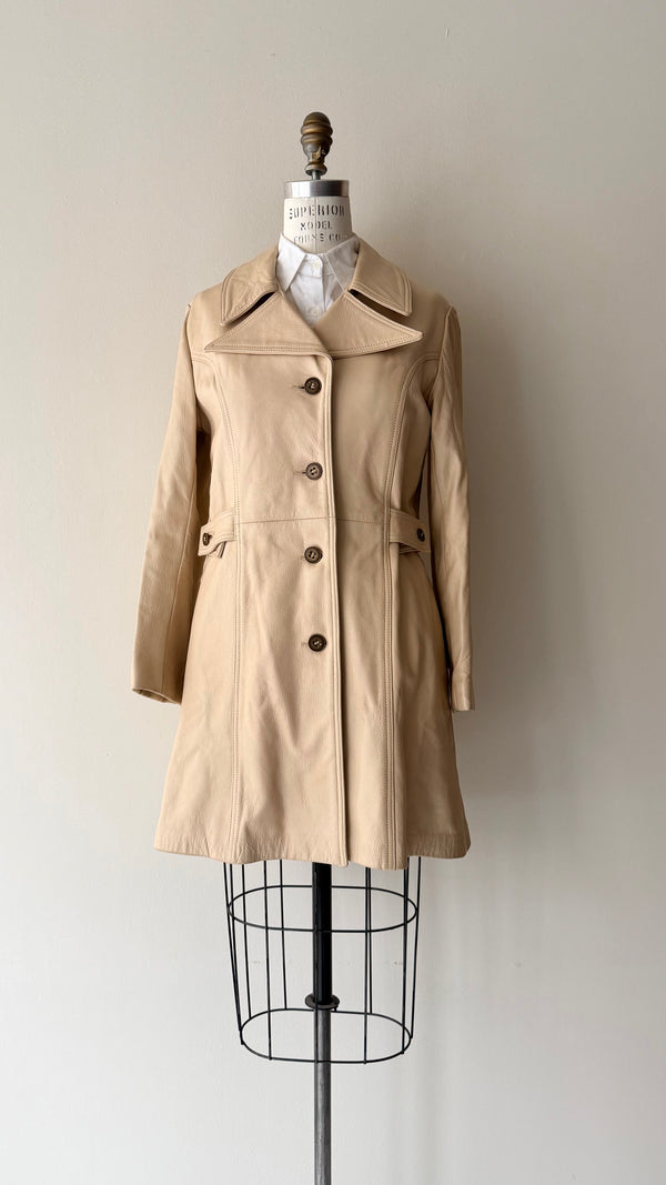 Denizen Leather Coat | 1970s