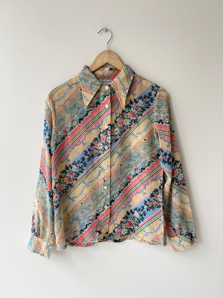 Addenda Dagger Collar Shirt | 1970s