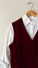 Red Velvet Vest | 1990s