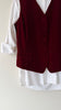 Red Velvet Vest | 1990s