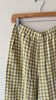 Gingham Linen Pant