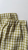 Gingham Linen Pant