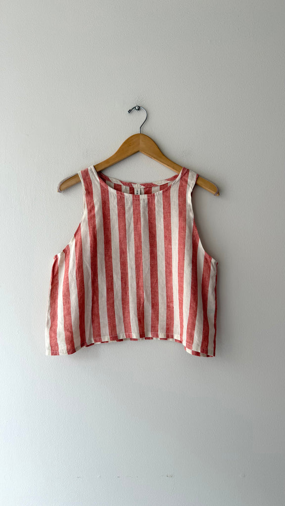 Striped Linen Tank