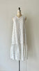 Blue Roses Linen Dress