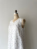 Blue Roses Linen Dress