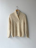 Irish Shawl Collar Sweater