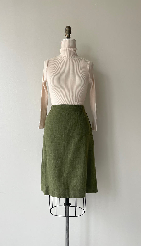 Herringbone Wool Skirt | 1960s