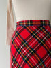 Red Tartan Skirt | 1970s