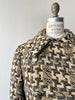 Houndstooth Tweed Coat | 1960s