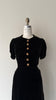 Aubade Silk Velvet Dress | 1930s