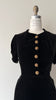 Aubade Silk Velvet Dress | 1930s