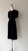 Aubade Silk Velvet Dress | 1930s