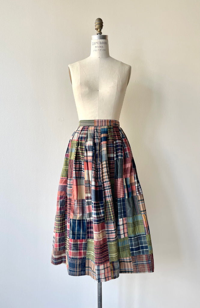 Madras Cotton Skirt | 1950s