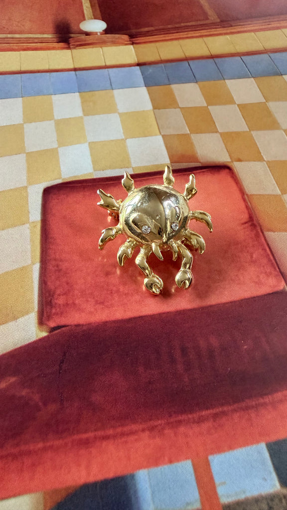 Crab Brooch