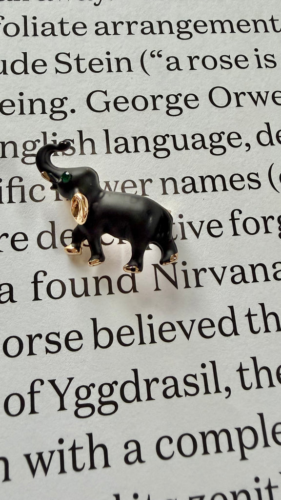 Wee Elephant Brooch
