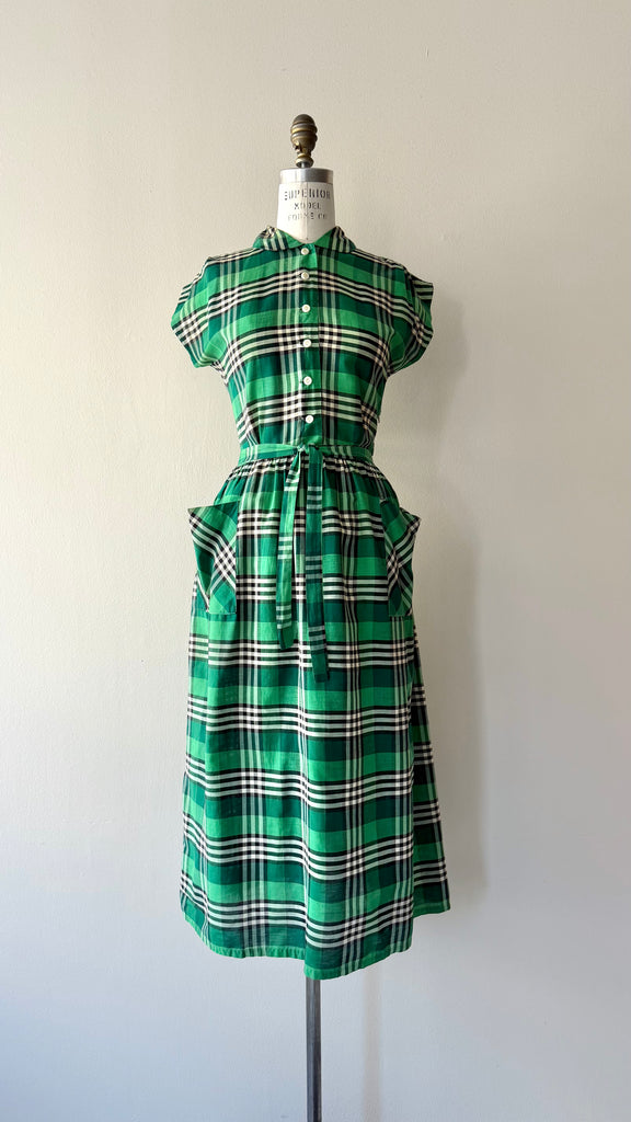 Pines Plaid Dress | 1950s