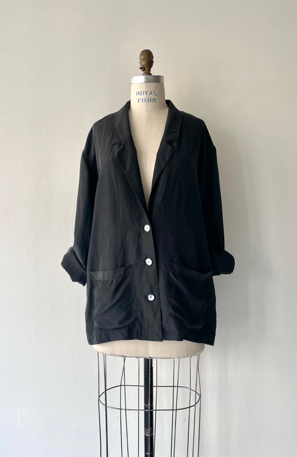 Silk Oversized Jacket | 1980s