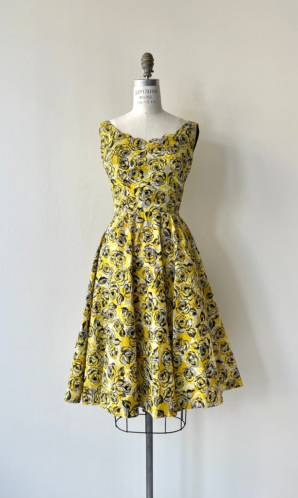 Shadow Rose Dress | 1950s