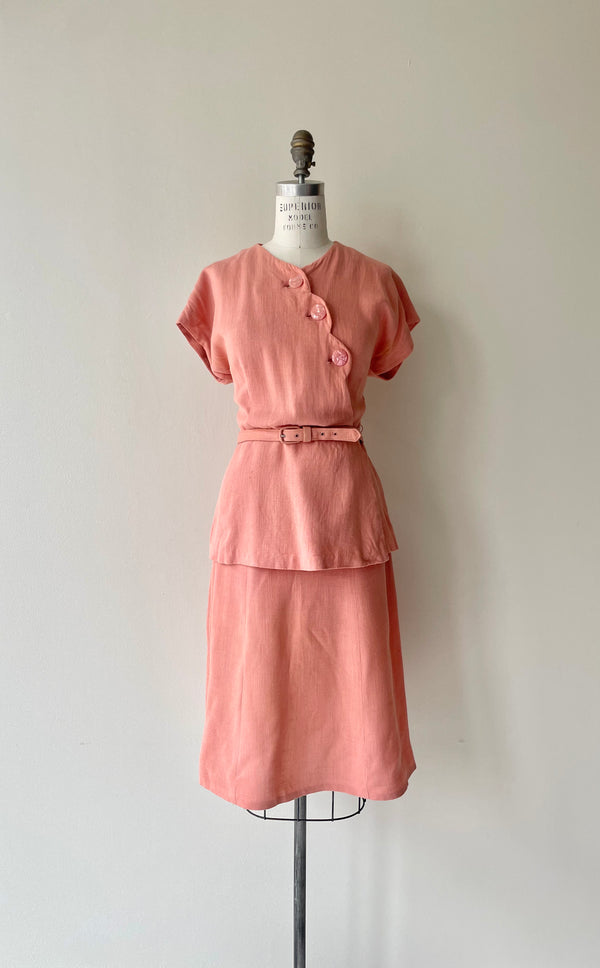 Grand Tour Linen Dress | 1940s
