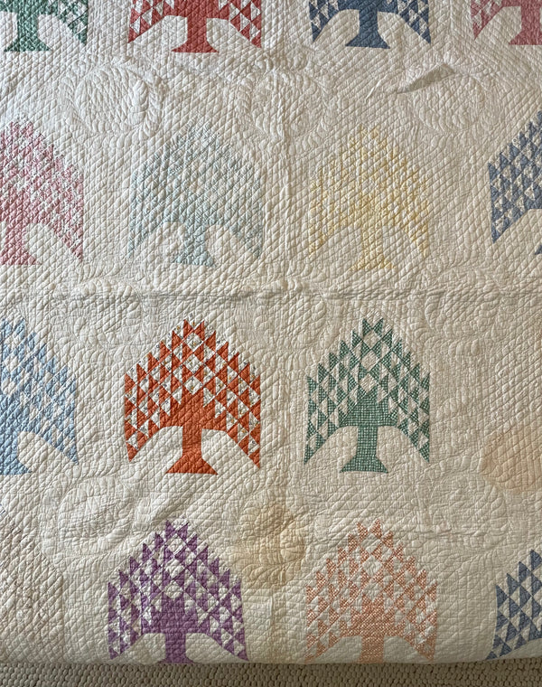 Vintage Tree of Life Quilt
