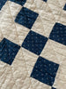 Antique Calico Nine Patch Quilt