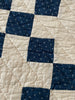 Antique Calico Nine Patch Quilt