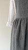 Pewter Wool Pinafore Dress