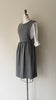 Pewter Wool Pinafore Dress
