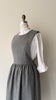 Pewter Wool Pinafore Dress