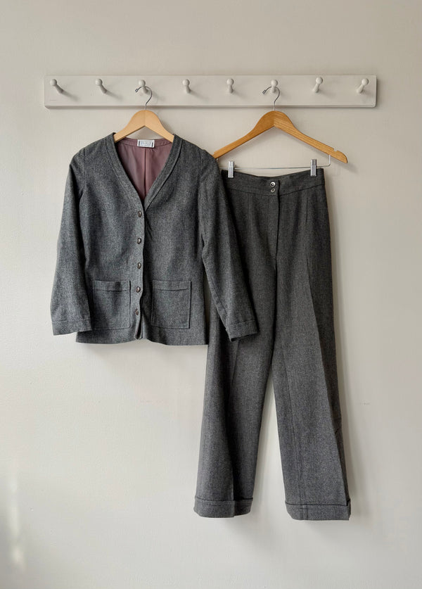 Shale Wool Suit | 1970s
