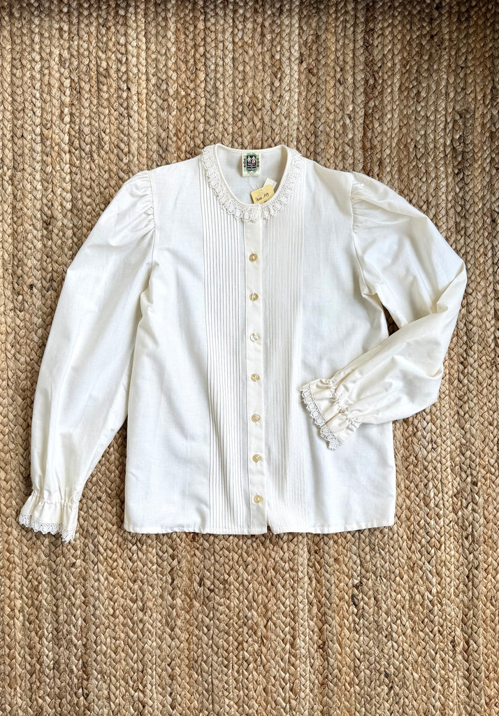 Trachten Cotton Blouse | 1950s