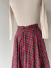 Flannel Tartan Skirt | 1950s