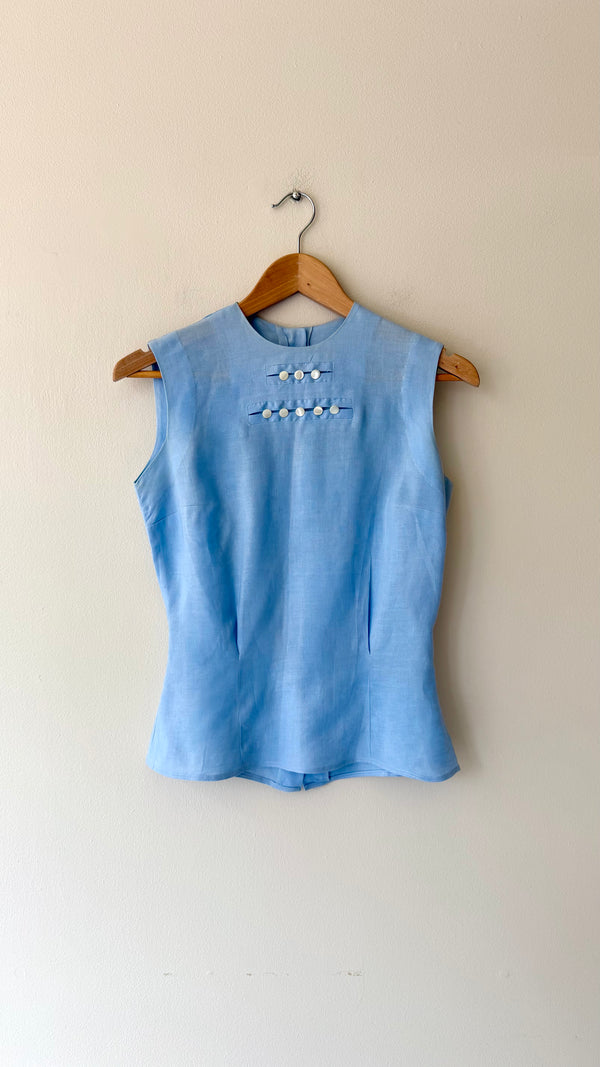 Lakes Linen Blouse | 1950s
