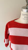 Striped Cotton Sweater | 1980s