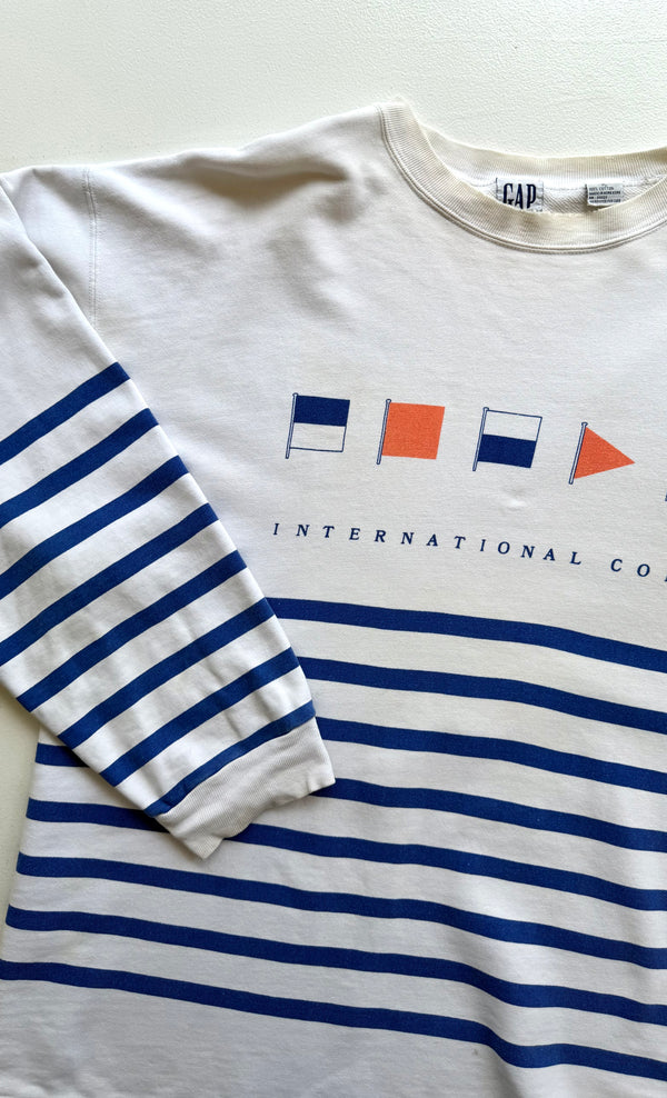 1990s Gap Nautical Sweatshirt