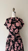 Illustrated Silhouette Dress | 1940s