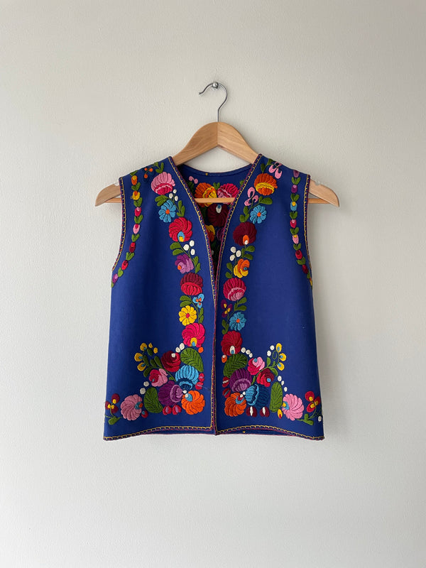 Antique Folk Embroidered Vest