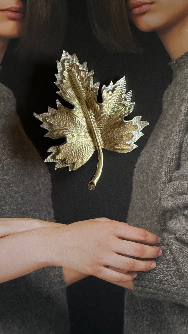Sycamore Leaf Brooch