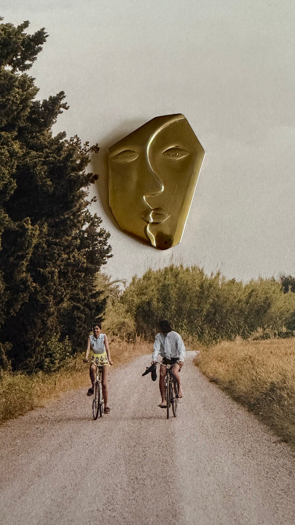 Twin Face Brooch